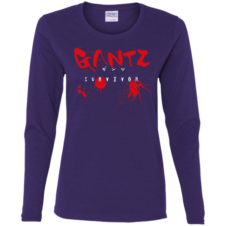 T-Shirts Purple / S Gantz Survivor Women's Long Sleeve T-Shirt