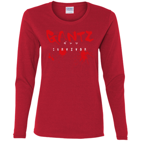 T-Shirts Red / S Gantz Survivor Women's Long Sleeve T-Shirt