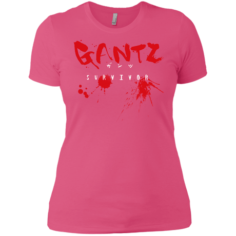 T-Shirts Hot Pink / X-Small Gantz Survivor Women's Premium T-Shirt