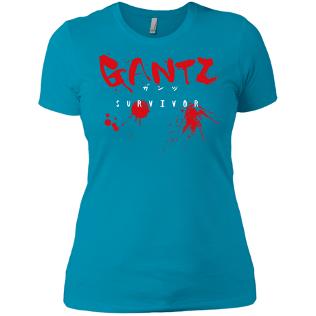 T-Shirts Turquoise / X-Small Gantz Survivor Women's Premium T-Shirt
