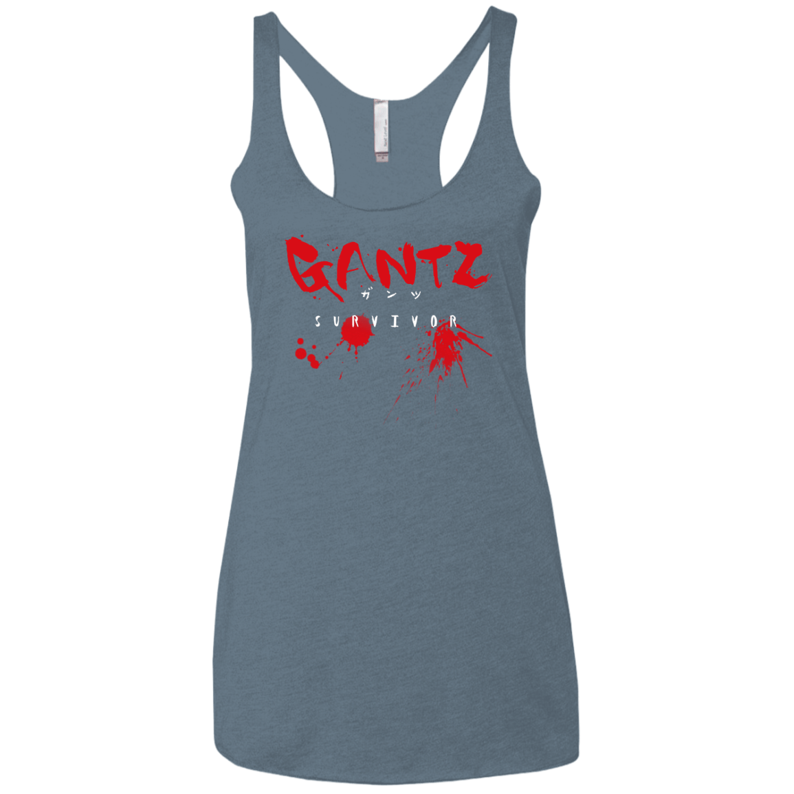 T-Shirts Indigo / X-Small Gantz Survivor Women's Triblend Racerback Tank