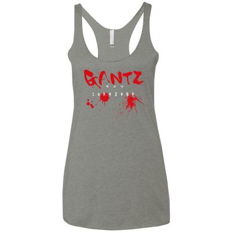 T-Shirts Venetian Grey / X-Small Gantz Survivor Women's Triblend Racerback Tank