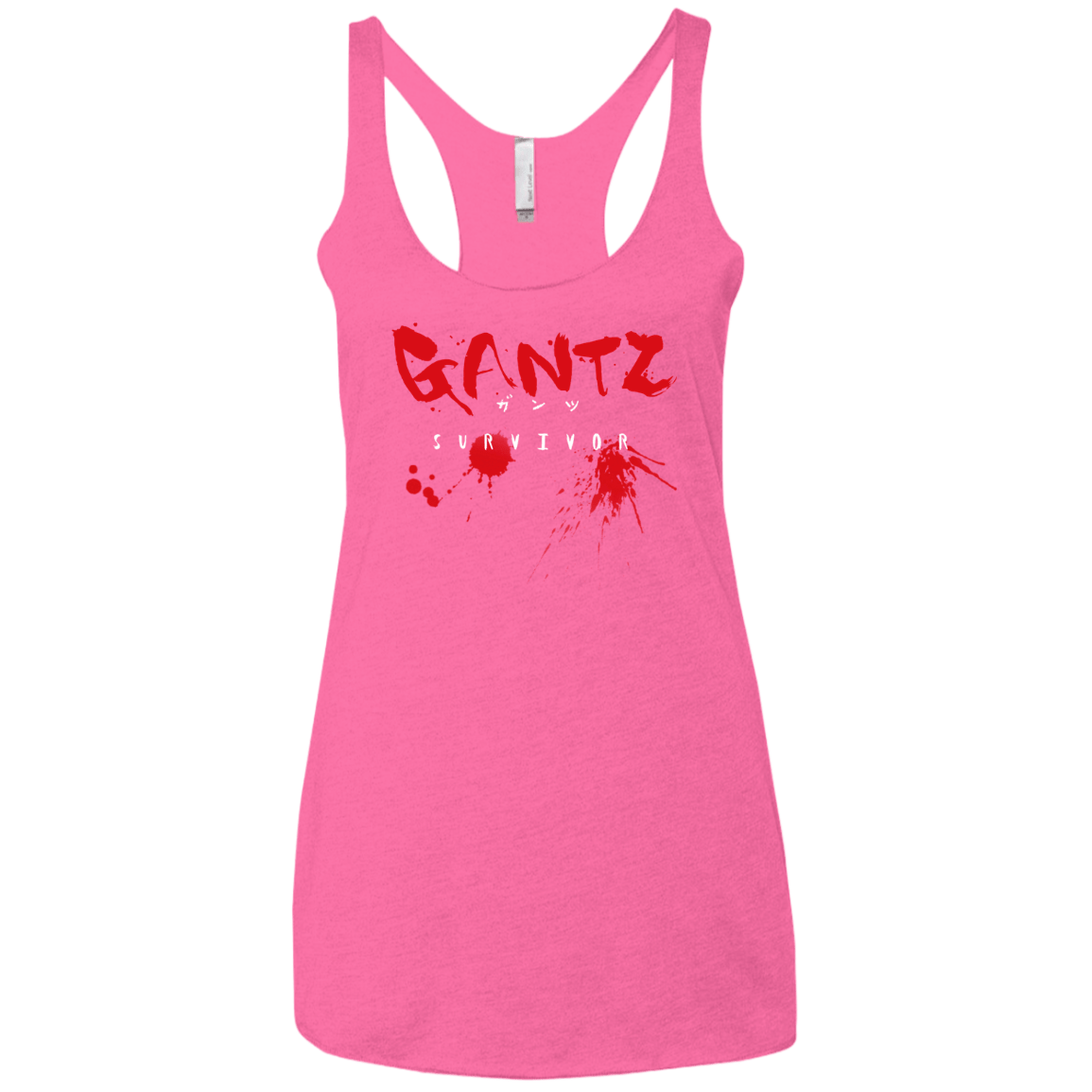 T-Shirts Vintage Pink / X-Small Gantz Survivor Women's Triblend Racerback Tank
