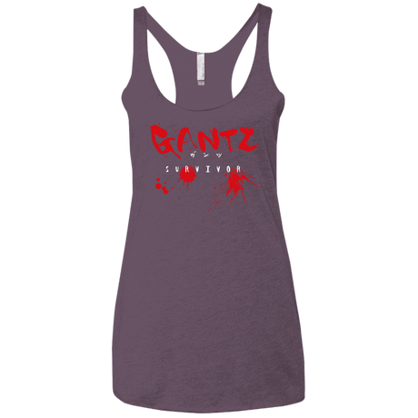 T-Shirts Vintage Purple / X-Small Gantz Survivor Women's Triblend Racerback Tank