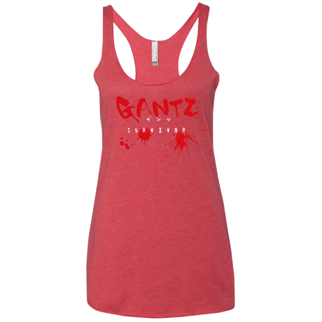 T-Shirts Vintage Red / X-Small Gantz Survivor Women's Triblend Racerback Tank