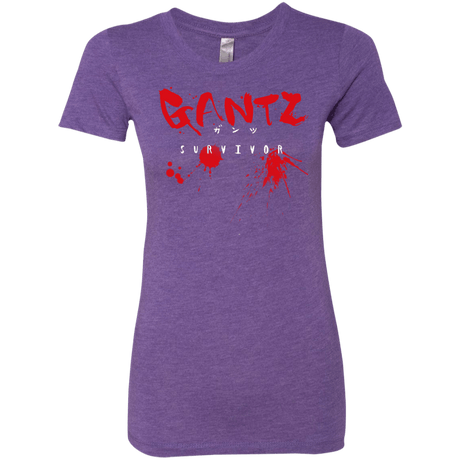 T-Shirts Purple Rush / S Gantz Survivor Women's Triblend T-Shirt