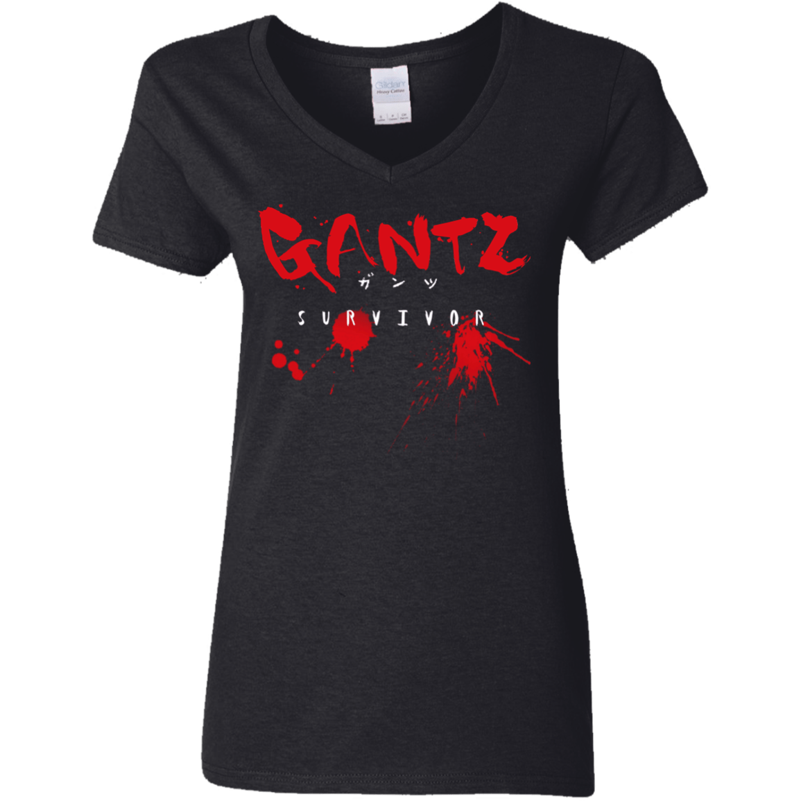 T-Shirts Black / S Gantz Survivor Women's V-Neck T-Shirt