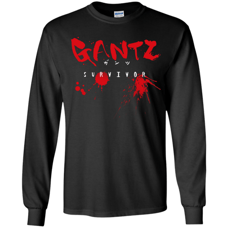 T-Shirts Black / YS Gantz Survivor Youth Long Sleeve T-Shirt