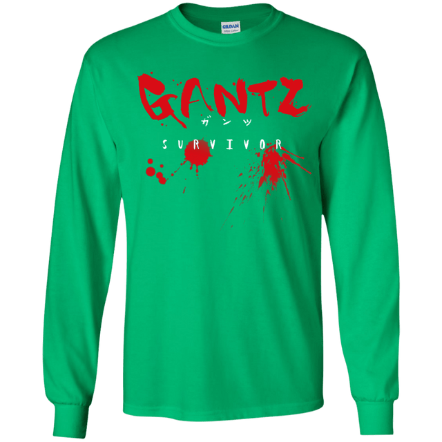 T-Shirts Irish Green / YS Gantz Survivor Youth Long Sleeve T-Shirt
