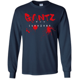 T-Shirts Navy / YS Gantz Survivor Youth Long Sleeve T-Shirt