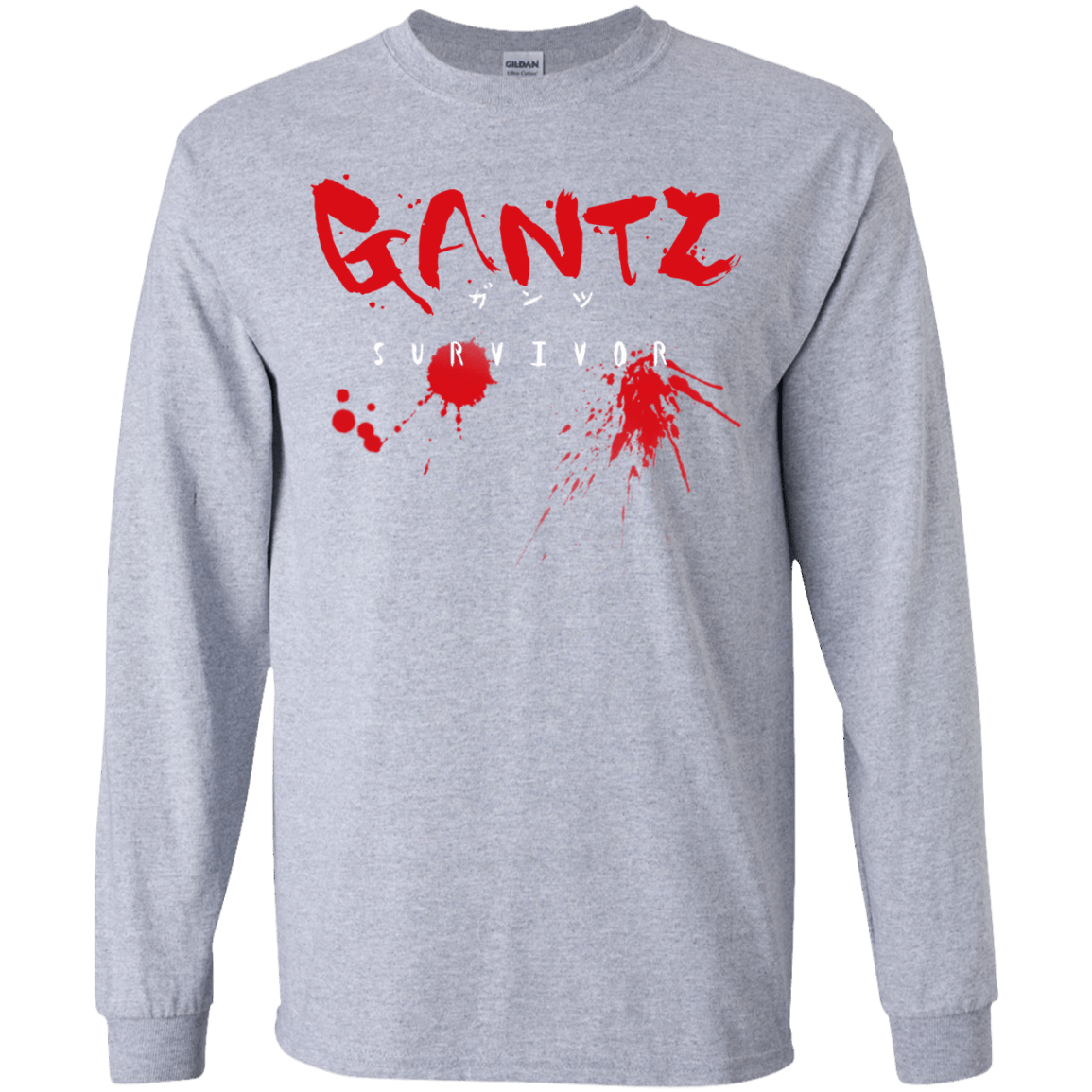 T-Shirts Sport Grey / YS Gantz Survivor Youth Long Sleeve T-Shirt