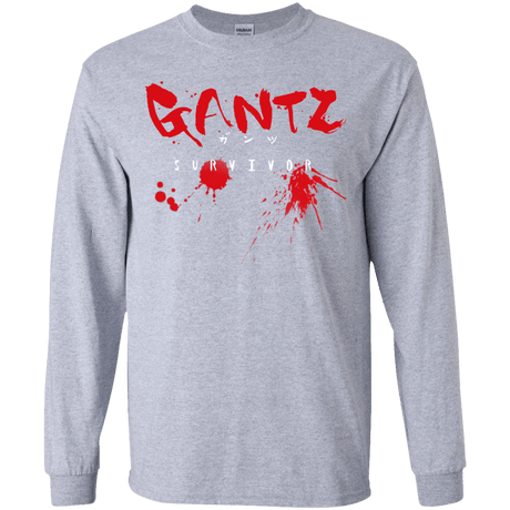 T-Shirts Sport Grey / YS Gantz Survivor Youth Long Sleeve T-Shirt