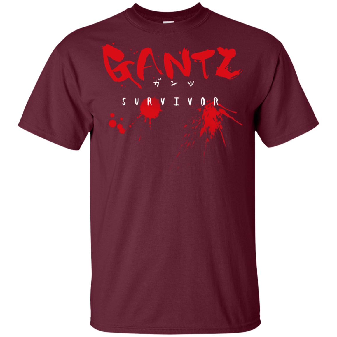 T-Shirts Maroon / YXS Gantz Survivor Youth T-Shirt