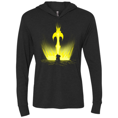 T-Shirts Vintage Black / X-Small Garen Triblend Long Sleeve Hoodie Tee