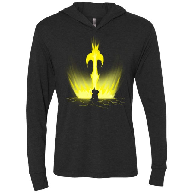 T-Shirts Vintage Black / X-Small Garen Triblend Long Sleeve Hoodie Tee