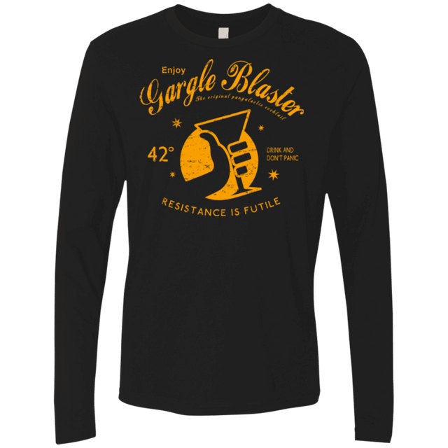 T-Shirts Black / Small Gargle blaster Men's Premium Long Sleeve