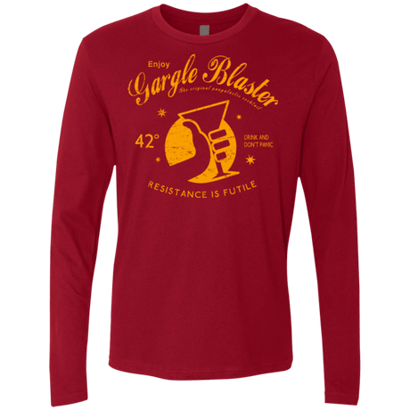 T-Shirts Cardinal / Small Gargle blaster Men's Premium Long Sleeve