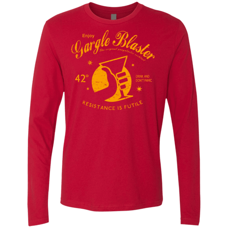 T-Shirts Red / Small Gargle blaster Men's Premium Long Sleeve