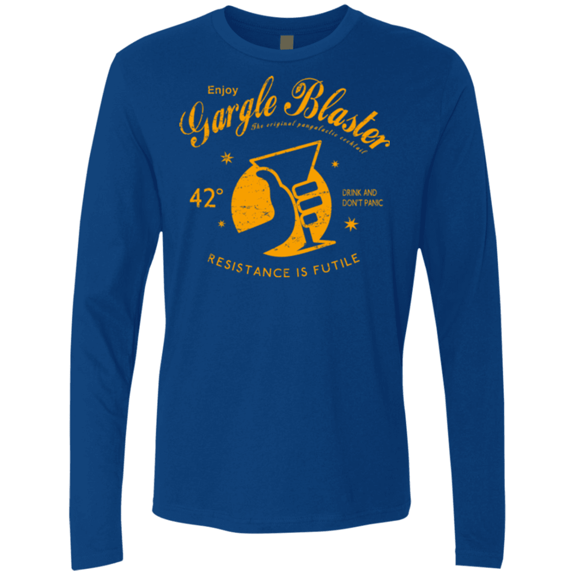 T-Shirts Royal / Small Gargle blaster Men's Premium Long Sleeve