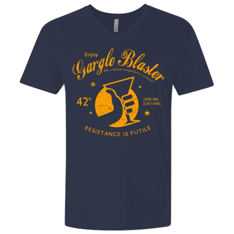 T-Shirts Midnight Navy / X-Small Gargle blaster Men's Premium V-Neck