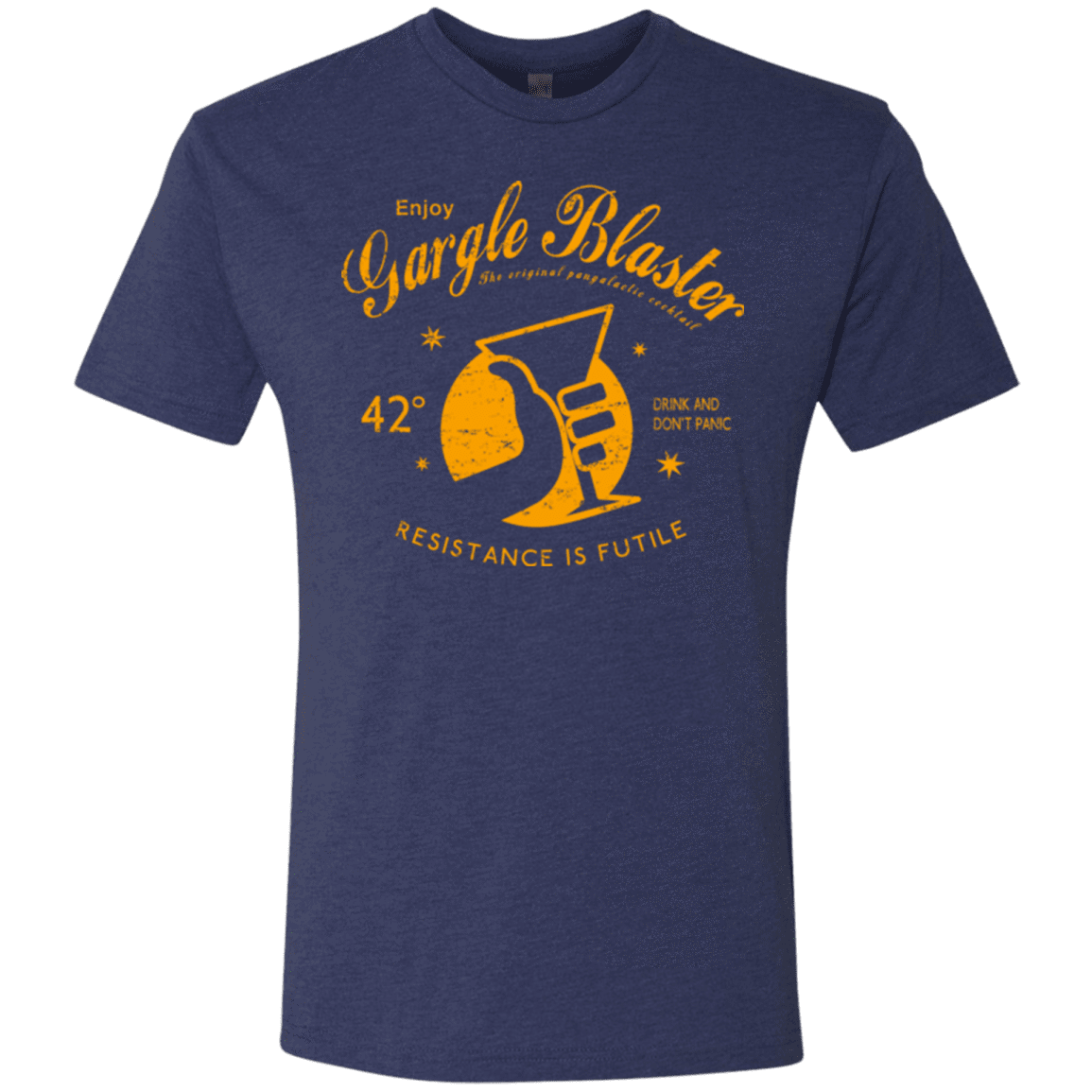T-Shirts Vintage Navy / Small Gargle blaster Men's Triblend T-Shirt