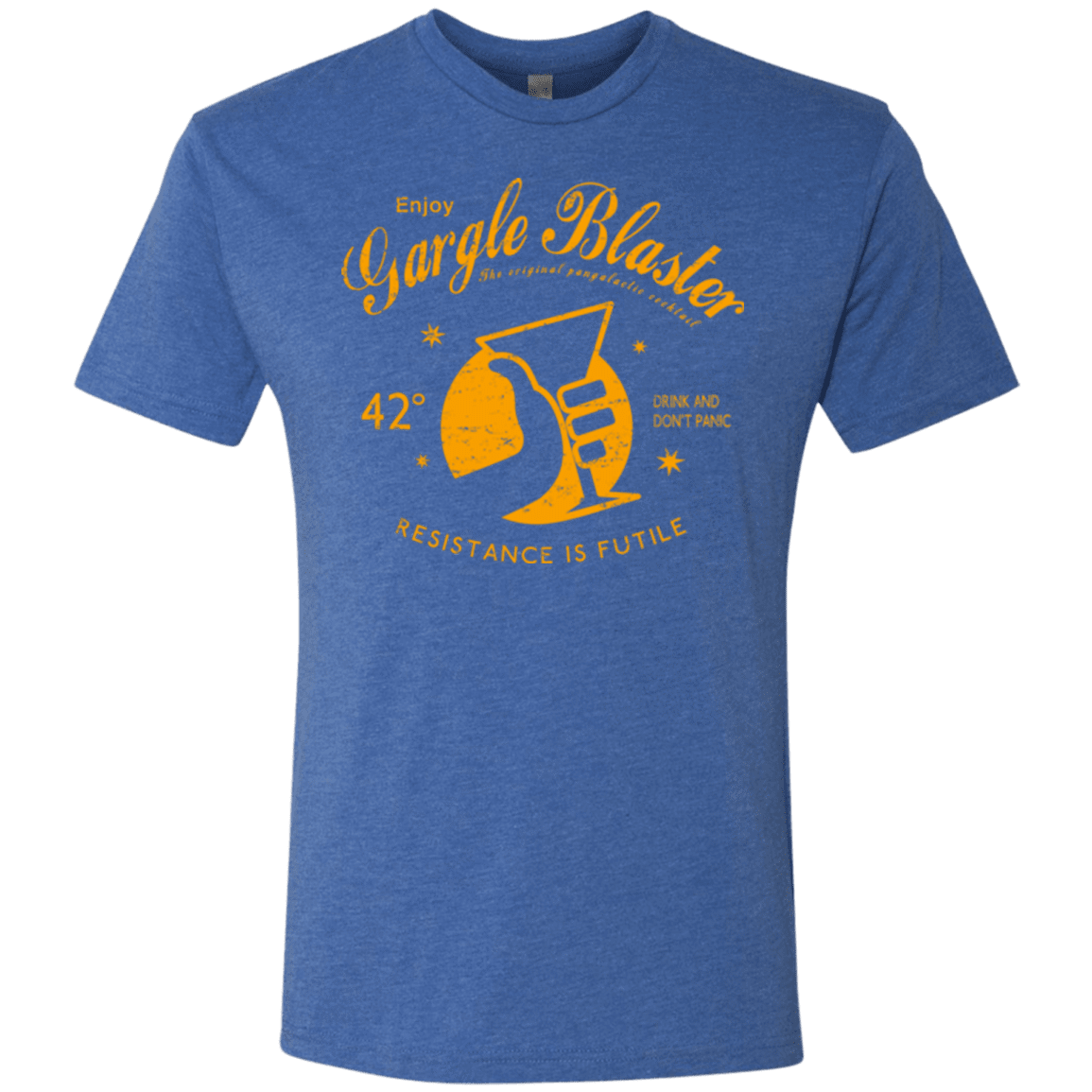 T-Shirts Vintage Royal / Small Gargle blaster Men's Triblend T-Shirt