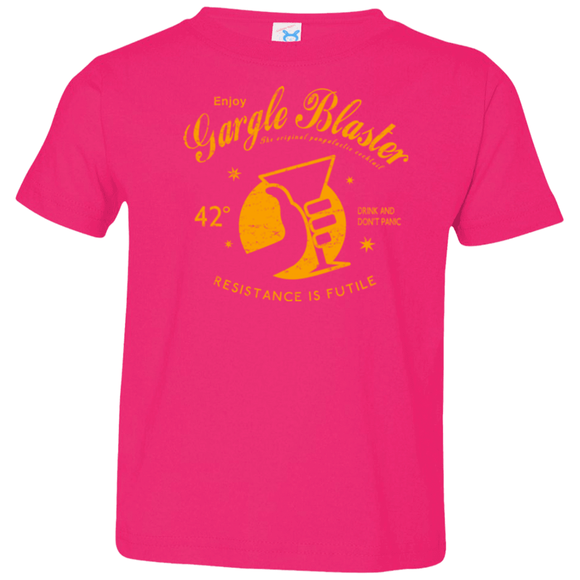 T-Shirts Hot Pink / 2T Gargle blaster Toddler Premium T-Shirt
