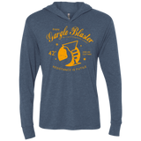 T-Shirts Indigo / X-Small Gargle blaster Triblend Long Sleeve Hoodie Tee