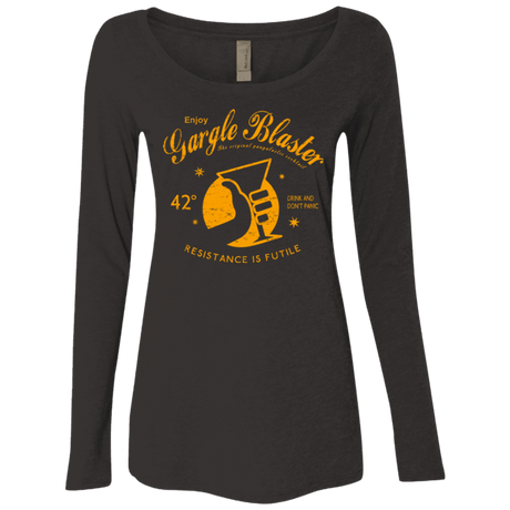 T-Shirts Vintage Black / Small Gargle blaster Women's Triblend Long Sleeve Shirt