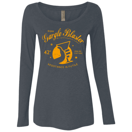 T-Shirts Vintage Navy / Small Gargle blaster Women's Triblend Long Sleeve Shirt