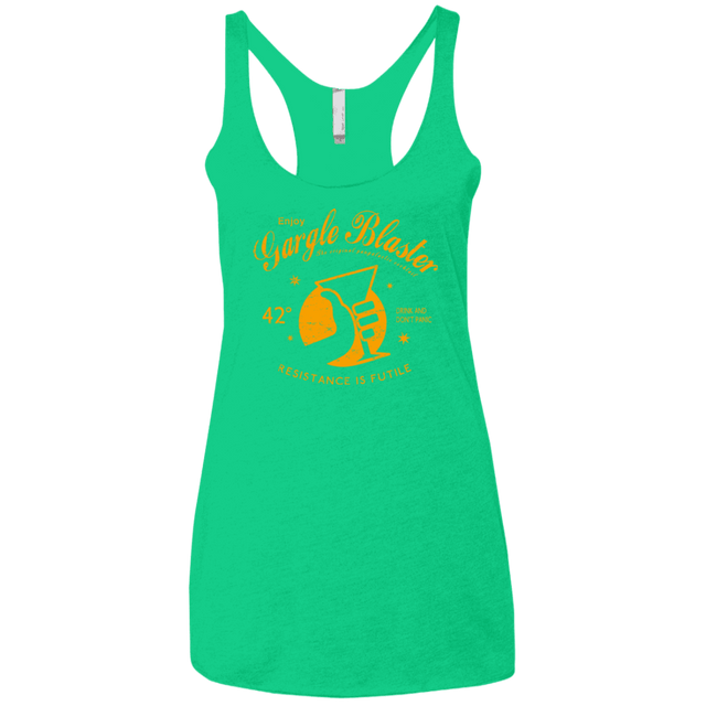 T-Shirts Envy / X-Small Gargle blaster Women's Triblend Racerback Tank