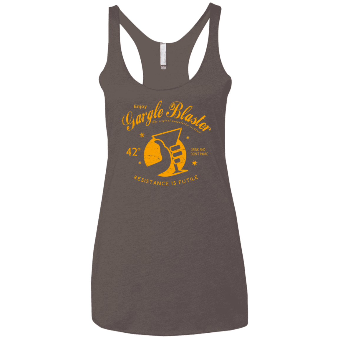 T-Shirts Macchiato / X-Small Gargle blaster Women's Triblend Racerback Tank