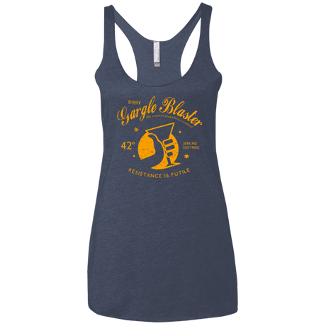 T-Shirts Vintage Navy / X-Small Gargle blaster Women's Triblend Racerback Tank