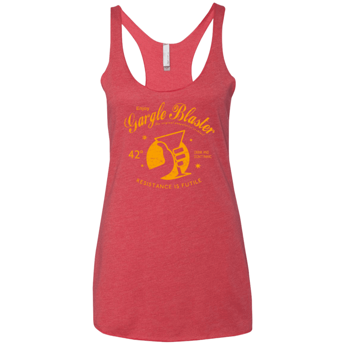 T-Shirts Vintage Red / X-Small Gargle blaster Women's Triblend Racerback Tank