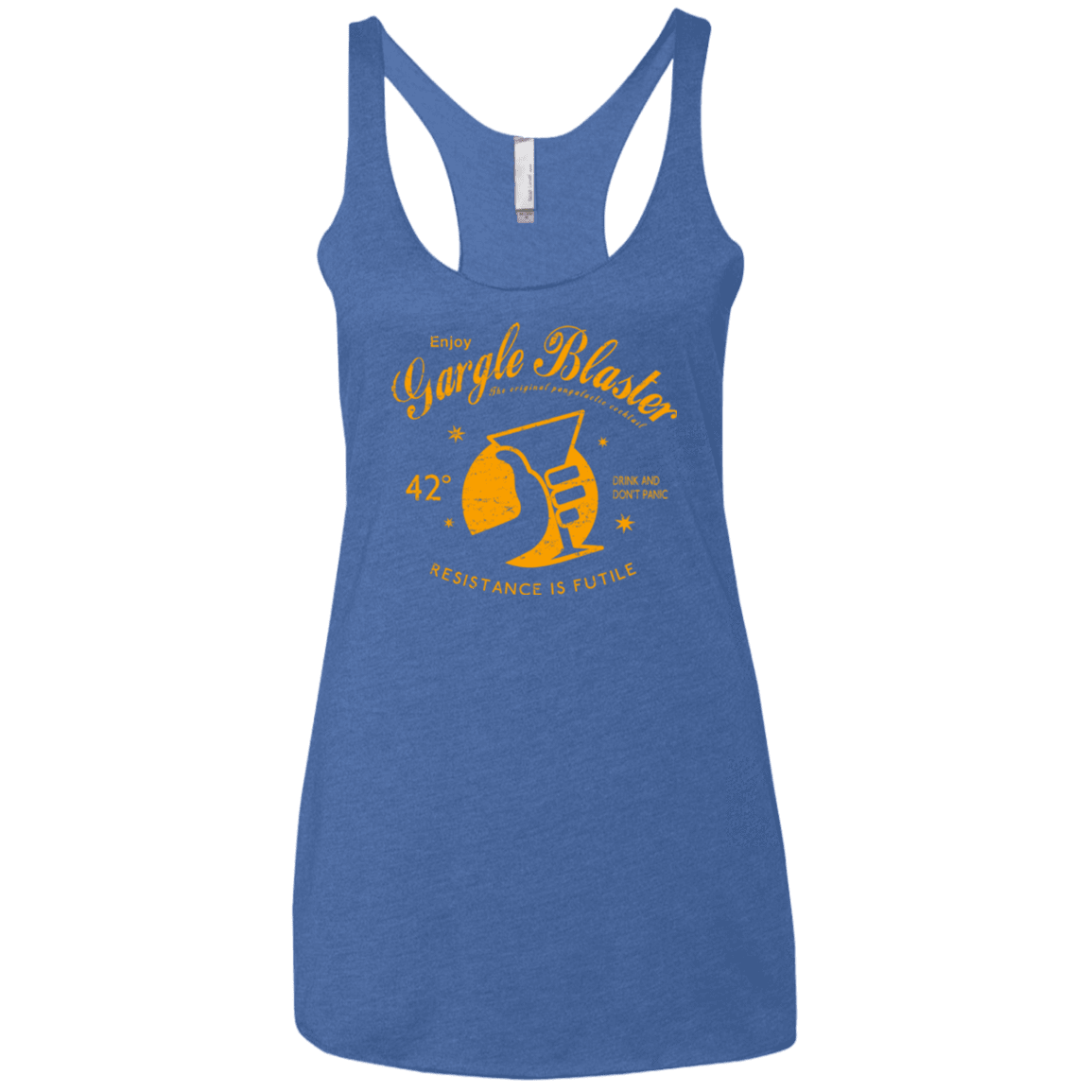 T-Shirts Vintage Royal / X-Small Gargle blaster Women's Triblend Racerback Tank