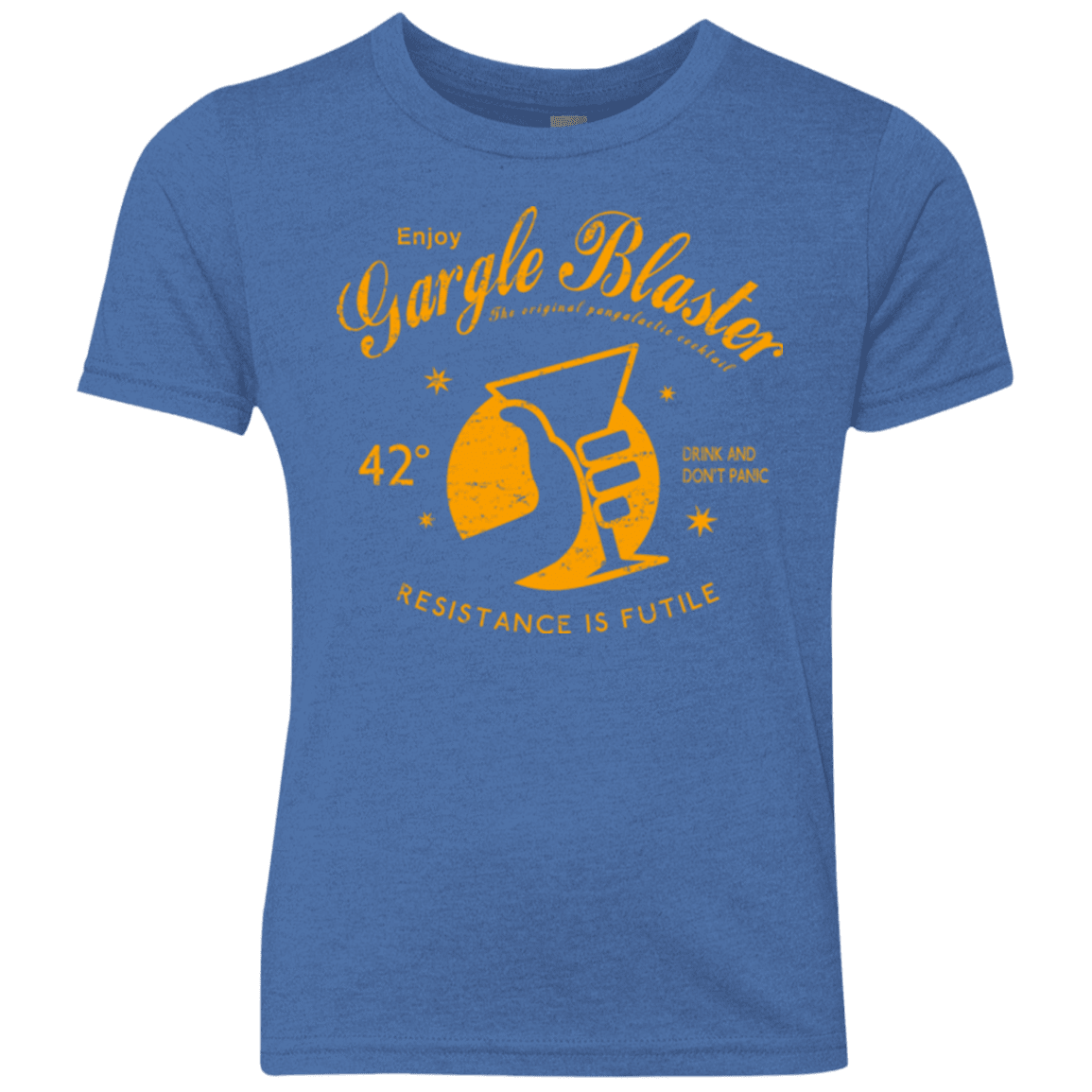 T-Shirts Vintage Royal / YXS Gargle blaster Youth Triblend T-Shirt