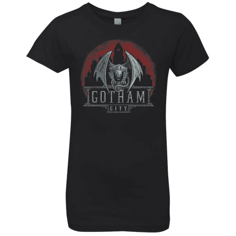 T-Shirts Black / YXS Gargoyle of Gotham Girls Premium T-Shirt