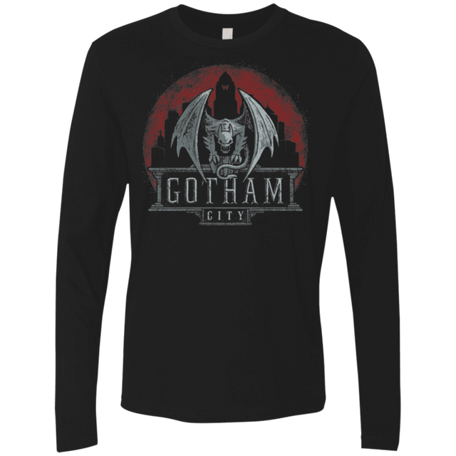 T-Shirts Black / Small Gargoyle of Gotham Men's Premium Long Sleeve