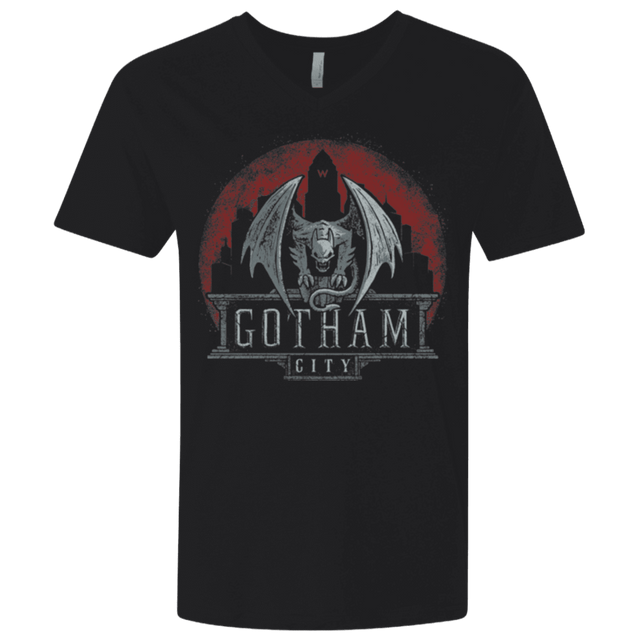 T-Shirts Black / X-Small Gargoyle of Gotham Men's Premium V-Neck