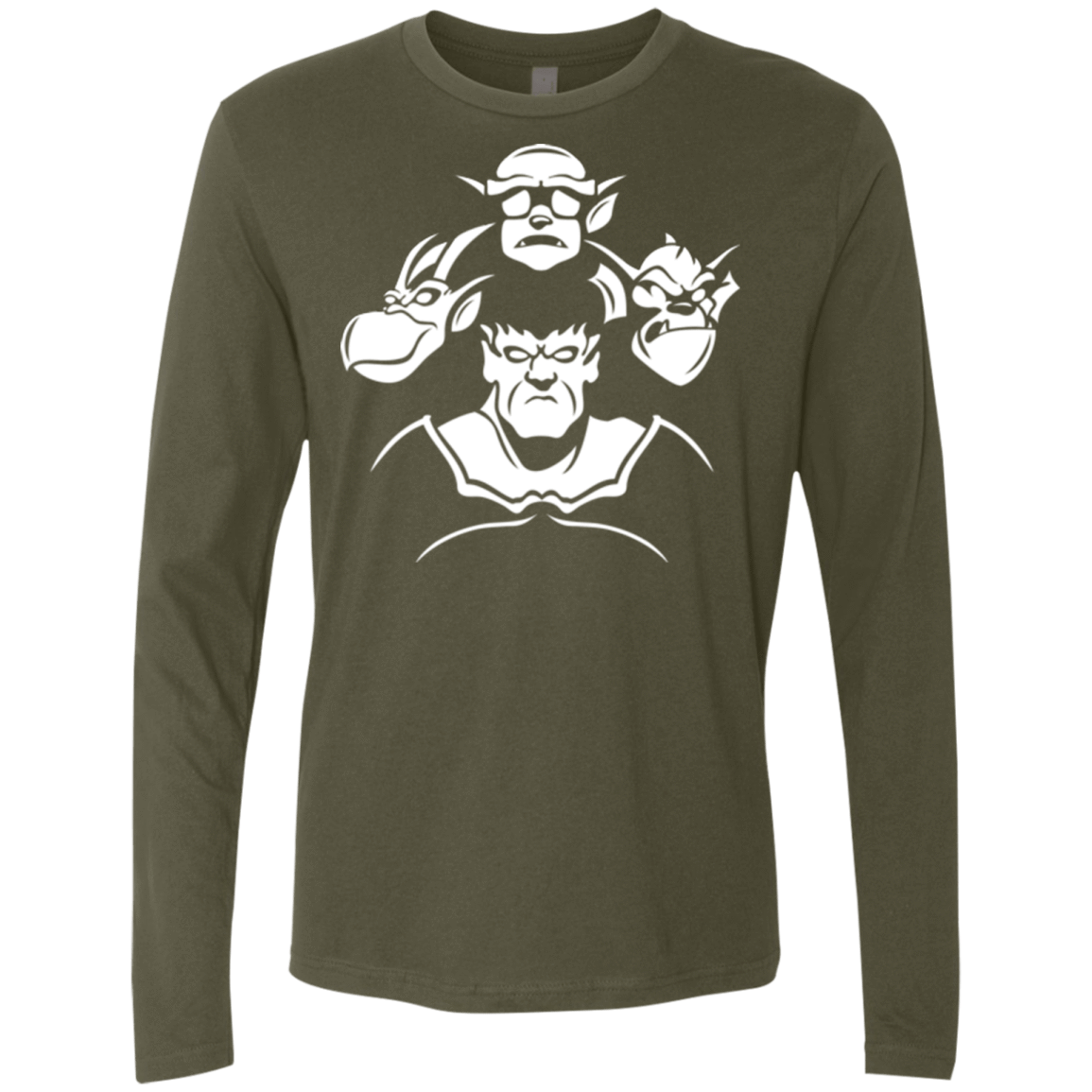 T-Shirts Military Green / Small Gargoyle Rhapsody Men's Premium Long Sleeve
