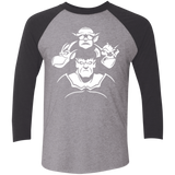 T-Shirts Premium Heather/ Vintage Black / X-Small Gargoyle Rhapsody Men's Triblend 3/4 Sleeve