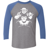 T-Shirts Premium Heather/ Vintage Royal / X-Small Gargoyle Rhapsody Men's Triblend 3/4 Sleeve