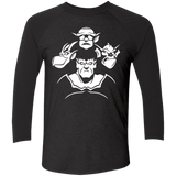 T-Shirts Vintage Black/Vintage Black / X-Small Gargoyle Rhapsody Men's Triblend 3/4 Sleeve