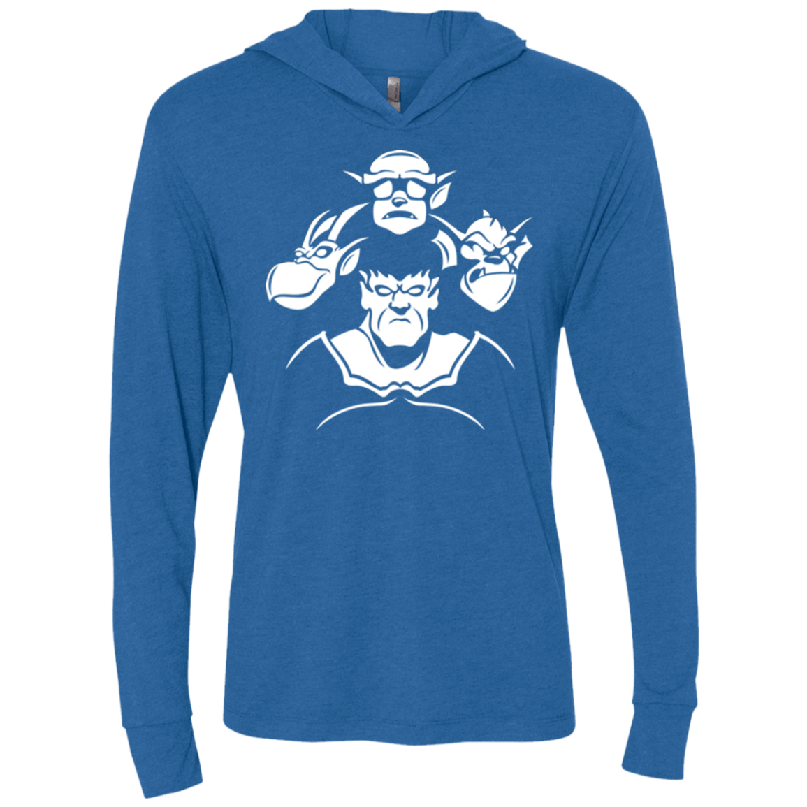 T-Shirts Vintage Royal / X-Small Gargoyle Rhapsody Triblend Long Sleeve Hoodie Tee