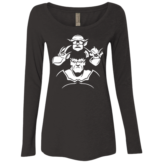T-Shirts Vintage Black / Small Gargoyle Rhapsody Women's Triblend Long Sleeve Shirt