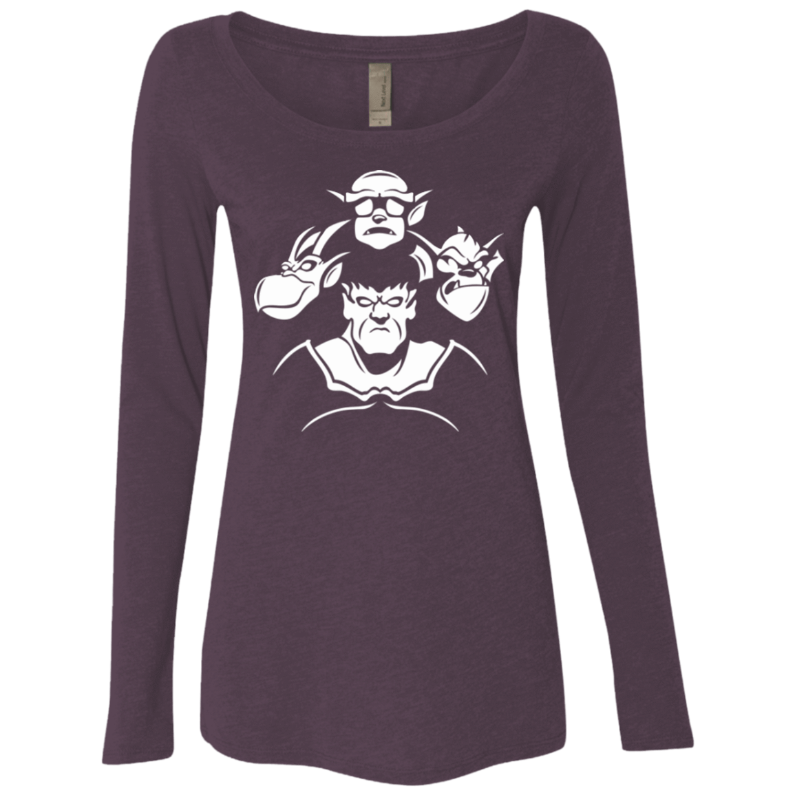 T-Shirts Vintage Purple / Small Gargoyle Rhapsody Women's Triblend Long Sleeve Shirt