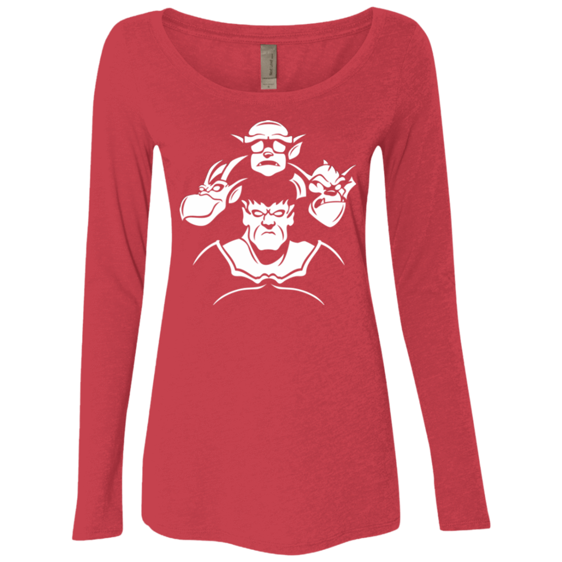 T-Shirts Vintage Red / Small Gargoyle Rhapsody Women's Triblend Long Sleeve Shirt