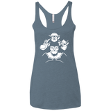 T-Shirts Indigo / X-Small Gargoyle Rhapsody Women's Triblend Racerback Tank