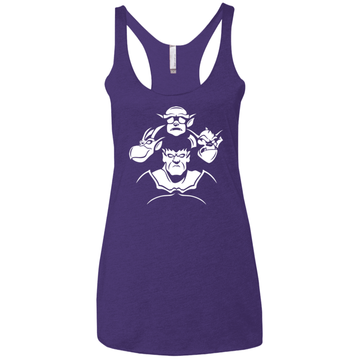 T-Shirts Purple / X-Small Gargoyle Rhapsody Women's Triblend Racerback Tank