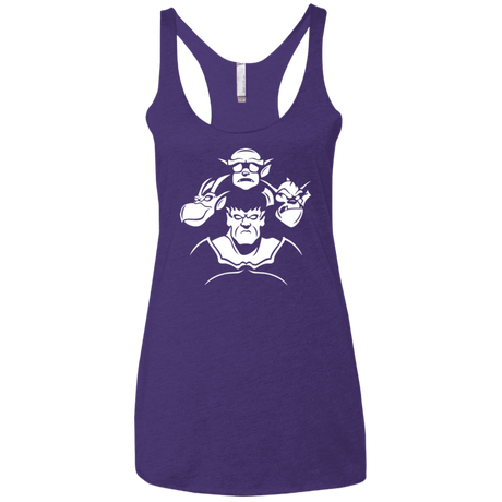 T-Shirts Purple / X-Small Gargoyle Rhapsody Women's Triblend Racerback Tank